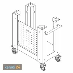 Alfa Unterbau Schwarz Für Pizzaofen 5 Minuti -Küchengrill Geschäft alfa unterbau schwarz fuer pizzaofen 5 minuti 23617 m 5