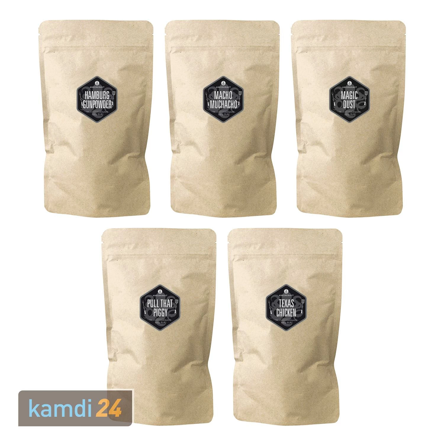 Ankerkraut Rub-Set BBQ-Klassiker (groß) XL 1 Ankerkraut Rub-Set BBQ-Klassiker (groß) XL