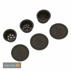 Ankerkraut Streueraufsätze Für Korkengläser 3er-Set -Küchengrill Geschäft ankerkraut streueraufsaetze fuer korkenglaeser 3er set 15002 m 2