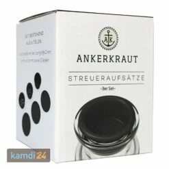 Ankerkraut Streueraufsätze Für Korkengläser 3er-Set