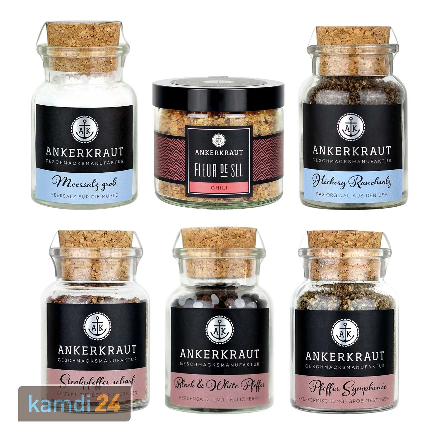 Ankerkraut Vermischtes Set Salz & Pfeffer Fürs Fleisch 1 Ankerkraut Vermischtes Set Salz & Pfeffer Fürs Fleisch