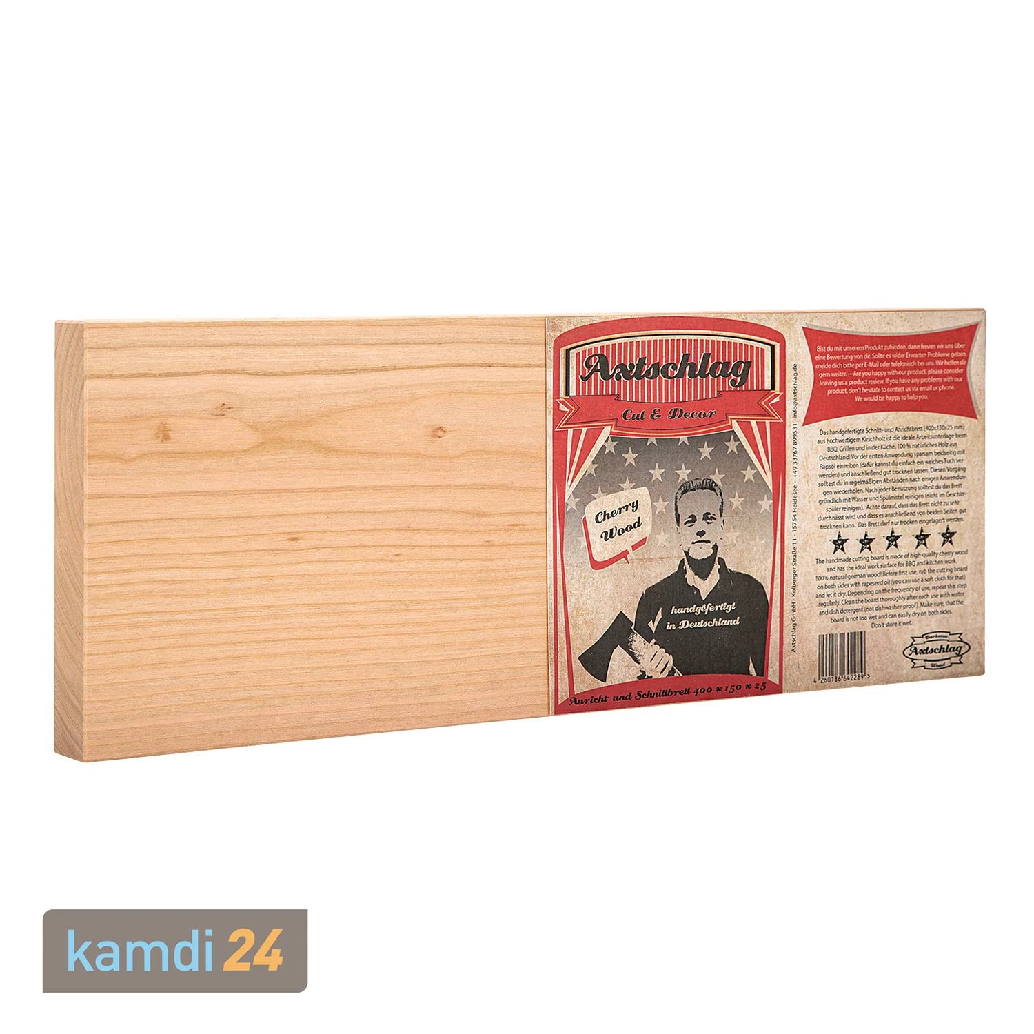 Axtschlag Cut & Decor S Schneid- Und Anrichtbrett Kirschholz 1 Axtschlag Cut & Decor S Schneid- Und Anrichtbrett Kirschholz