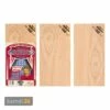 Axtschlag Wood Plank Kirsche 3er Set