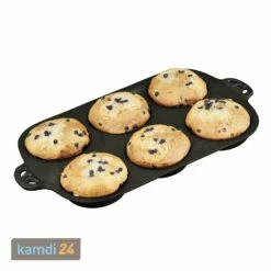 Camp Chef Cast Iron Muffin Toppers Backform -Küchengrill Geschäft camp chef cast iron muffin toppers backform m 1