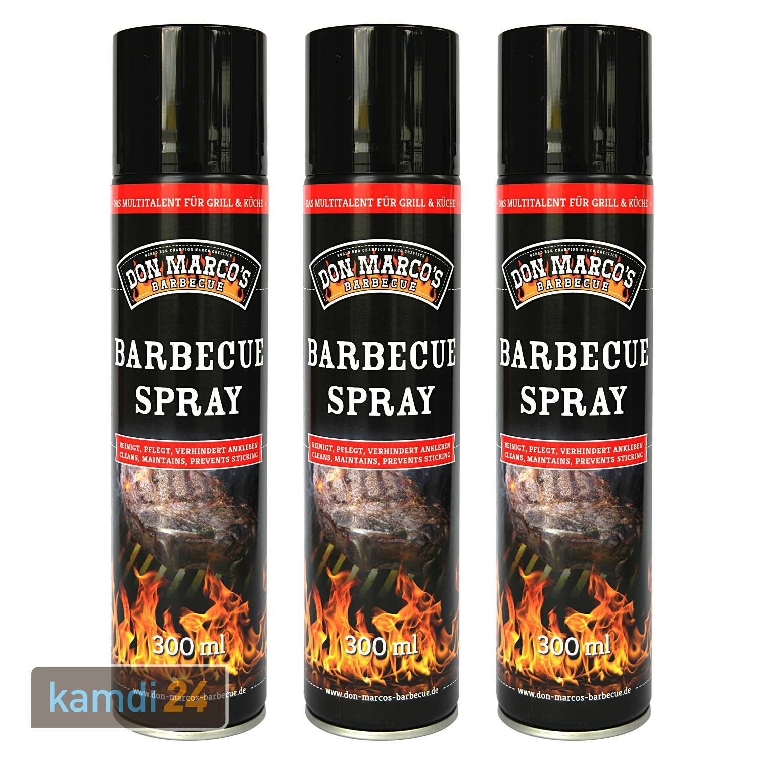 Don Marco´s Barbecue Spray 3er-Set 1 Don Marco´s Barbecue Spray 3er-Set