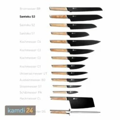 Everdure Ti-Messer-Serie Pro Santoku S3 (Klingenlänge 268 Mm) -Küchengrill Geschäft everdure ti messer serie pro santoku s3 klingenlaenge 268 mm 17301 m 4