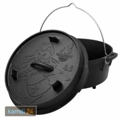 FEUERGOTT Dutch Oven 4,5 L Mit Füßen