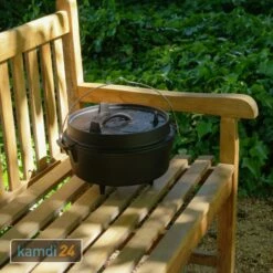 FEUERGOTT Dutch Oven 4,5 L Mit Füßen -Küchengrill Geschäft feuergott dutch oven 45 l mit fuessen 25379 m 11