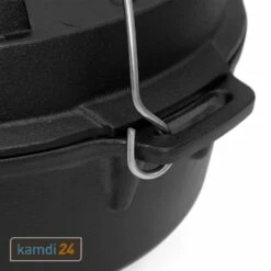 FEUERGOTT Dutch Oven 4,5 L Mit Füßen -Küchengrill Geschäft feuergott dutch oven 45 l mit fuessen 25379 m 7