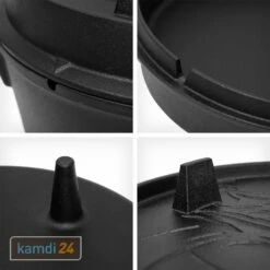 FEUERGOTT Dutch Oven 4,5 L Mit Füßen -Küchengrill Geschäft feuergott dutch oven 45 l mit fuessen 25379 m 8