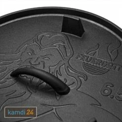 FEUERGOTT Dutch Oven 6,5 L -Küchengrill Geschäft feuergott dutch oven 65 l 25519 m 7