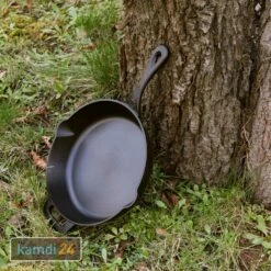 FEUERGOTT Feuerpfanne 25 Mit Stiel, Schwarz -Küchengrill Geschäft feuergott feuerpfanne 25 cm schwarz mit stiel 25384 m 11