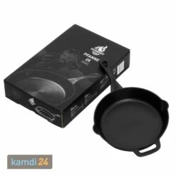 FEUERGOTT Feuerpfanne 25 Mit Stiel, Schwarz -Küchengrill Geschäft feuergott feuerpfanne 25 cm schwarz mit stiel 25384 m 3