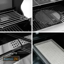 Feuergott Gas-Grillstation Hektor 3B-S Inkl. Abdeckhaube -Küchengrill Geschäft feuergott gas grillstation hektor 3b s inkl abdeckhaube 25337 m 5