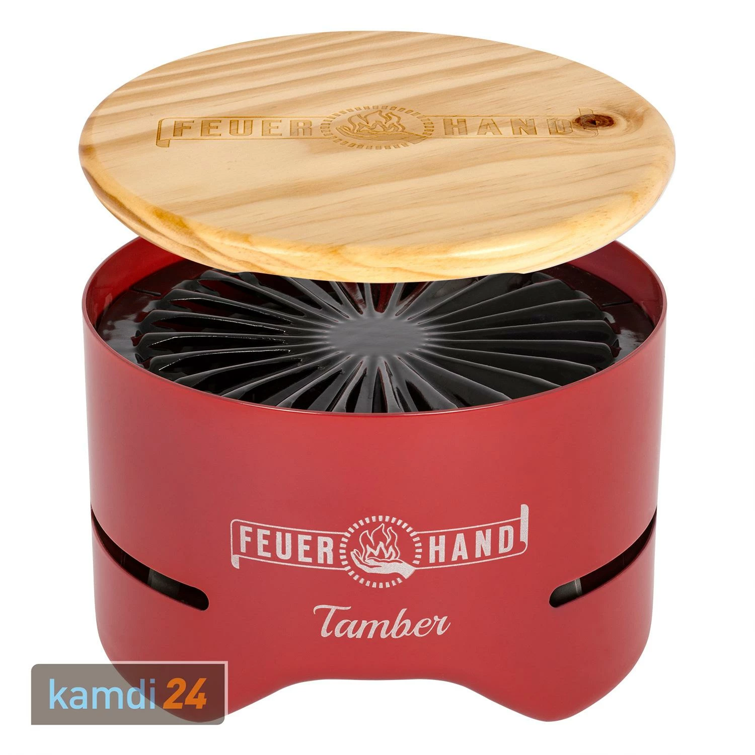 Feuerhand Tischgrill Tamber Rubinrot 2 Feuerhand Tischgrill Tamber Rubinrot – Bild 2
