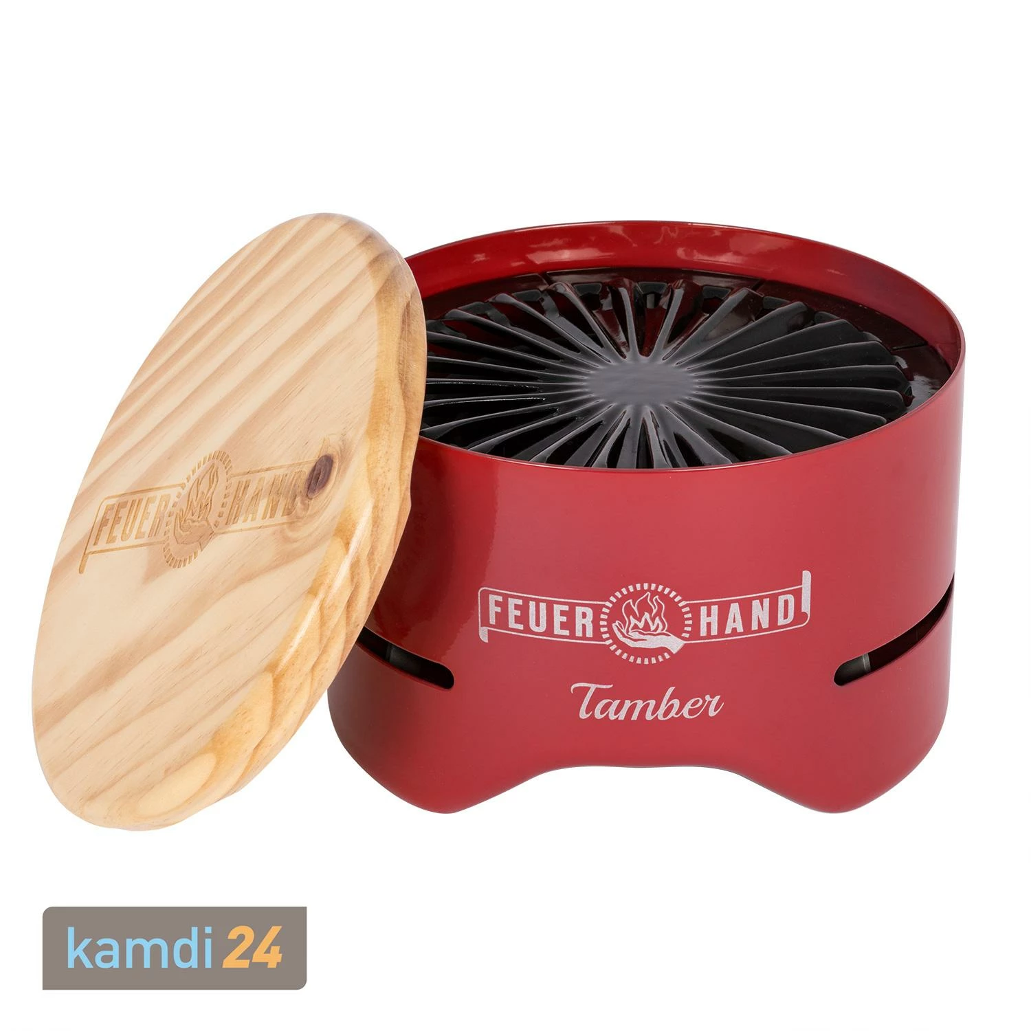 Feuerhand Tischgrill Tamber Rubinrot 7 Feuerhand Tischgrill Tamber Rubinrot – Bild 7
