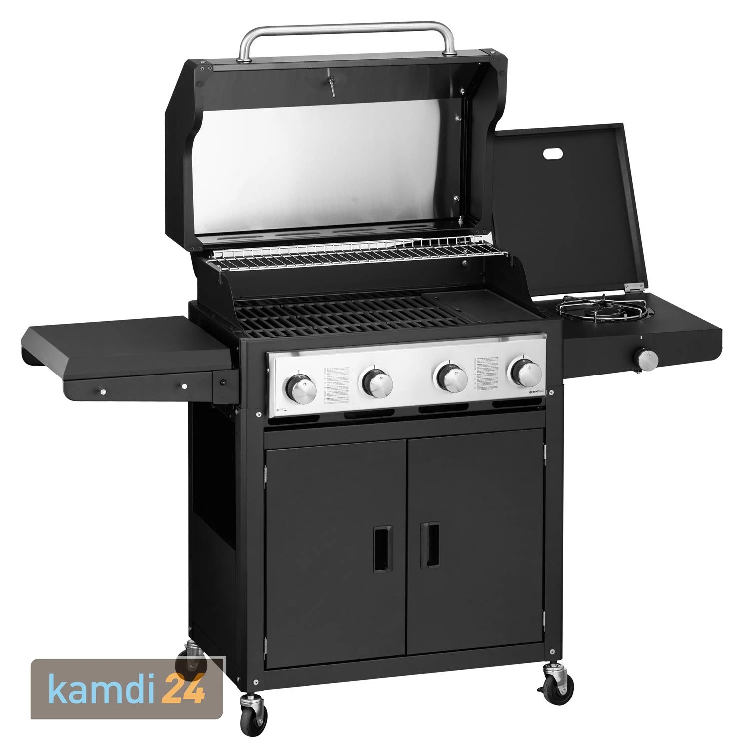 Grandhall Xenon 4 Gasgrill Schwarz 3 Grandhall Xenon 4 Gasgrill Schwarz – Bild 3