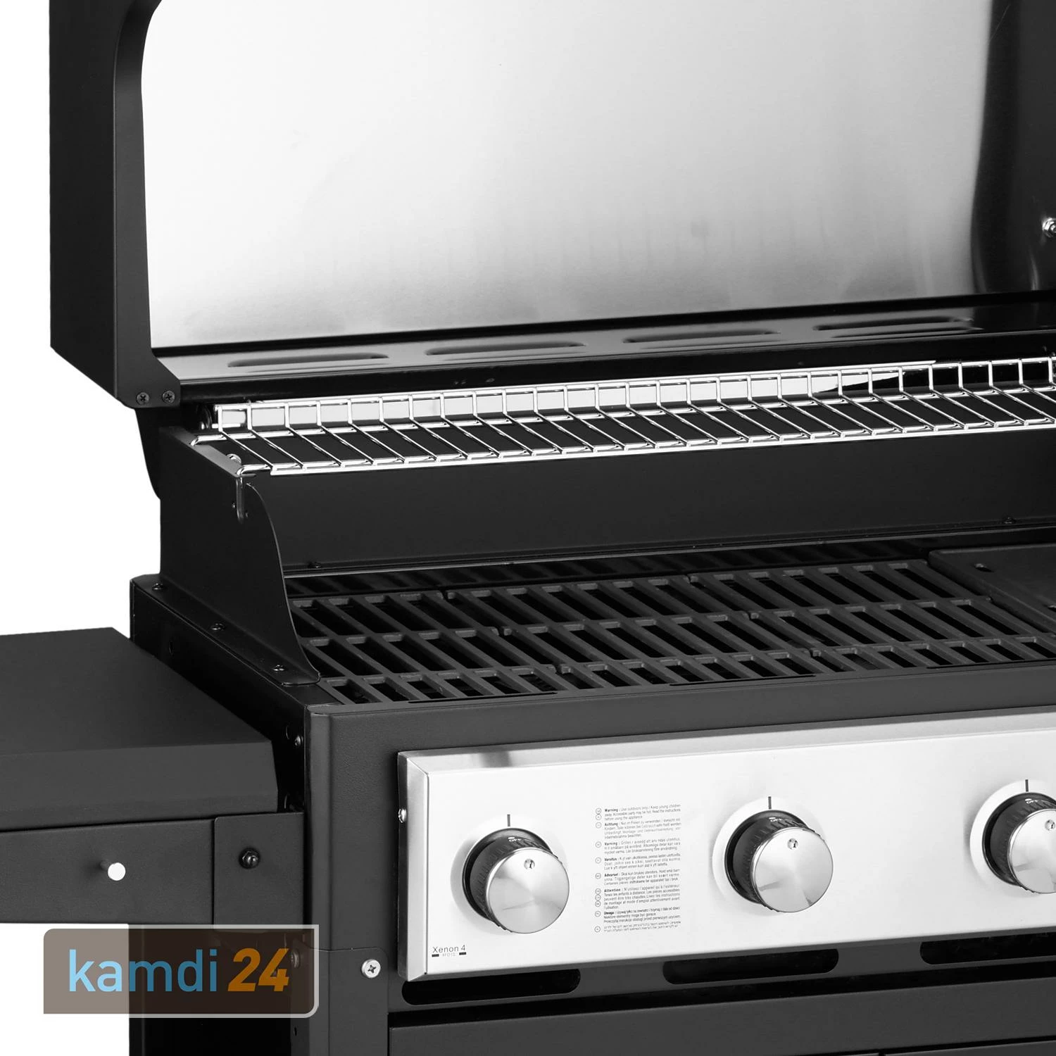Grandhall Xenon 4 Gasgrill Schwarz 4 Grandhall Xenon 4 Gasgrill Schwarz – Bild 4