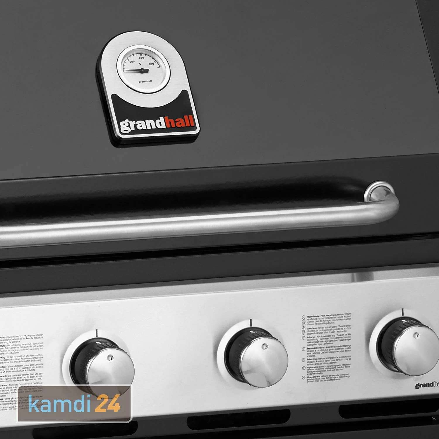 Grandhall Xenon 4 Gasgrill Schwarz 10 Grandhall Xenon 4 Gasgrill Schwarz – Bild 10