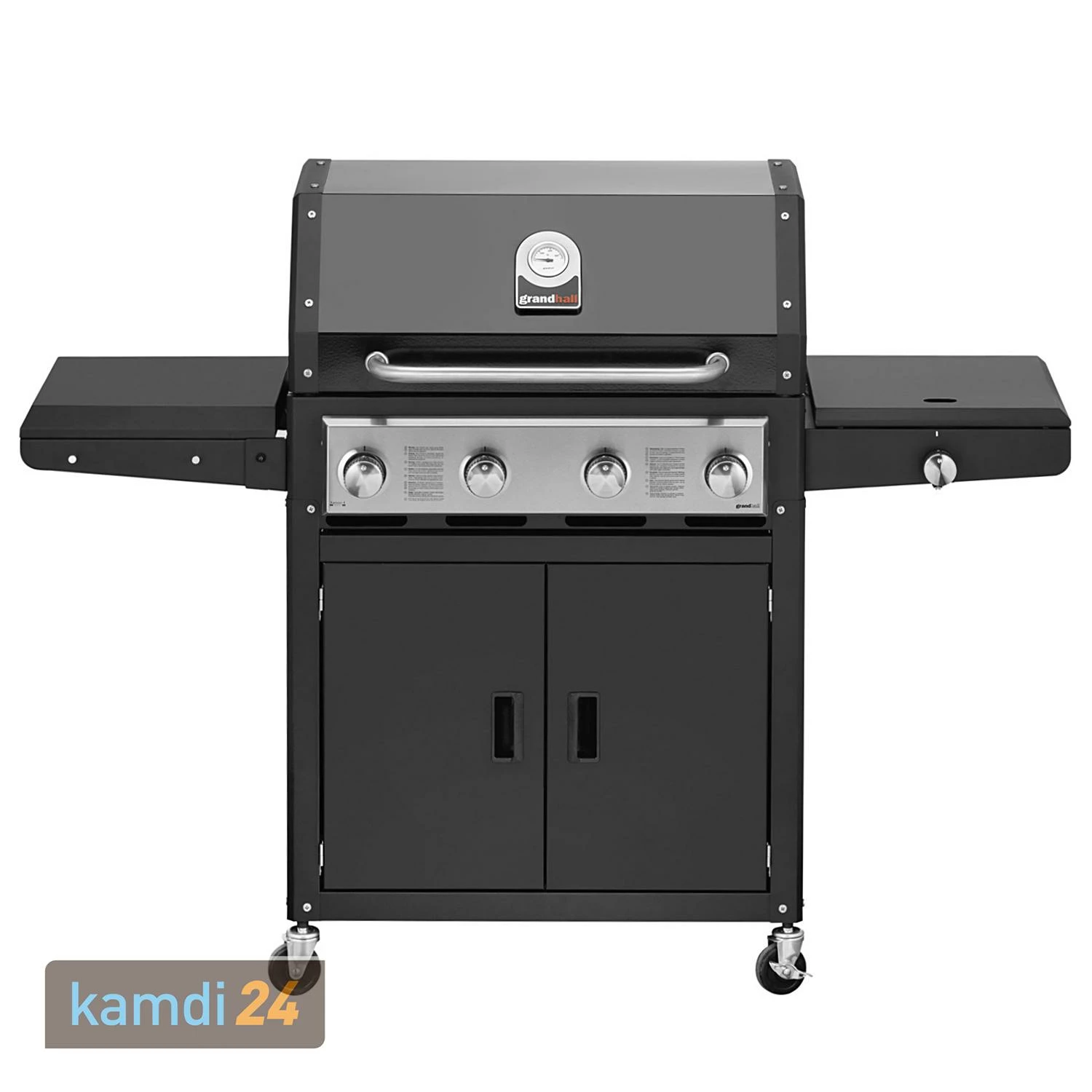 Grandhall Xenon 4 Gasgrill Schwarz 1 Grandhall Xenon 4 Gasgrill Schwarz