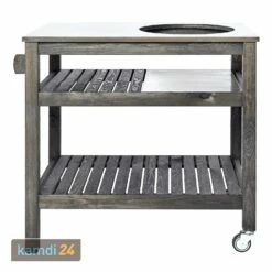 Grill Guru Grilltisch Compact Schwarz Lasiert