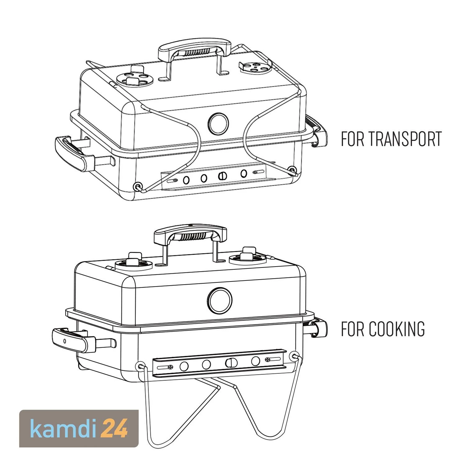 Grill Guru Picnic To Go Holzkohlegrill 6 Grill Guru Picnic To Go Holzkohlegrill – Bild 6