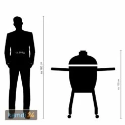 MONOLITH BASIC Keramikgrill Schwarz -Küchengrill Geschäft monolith basic keramikgrill schwarz m 7