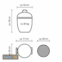 MONOLITH CLASSIC BBQ GURU Keramikgrill PRO-Serie 2.0 Schwarz -Küchengrill Geschäft monolith classic bbq guru keramikgrill pro serie 20 schwarz m 8