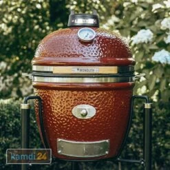 MONOLITH JUNIOR Keramikgrill PRO-Serie 2.0 Rot Mit Gestell -Küchengrill Geschäft monolith junior keramikgrill pro serie 20 rot mit gestell m 2