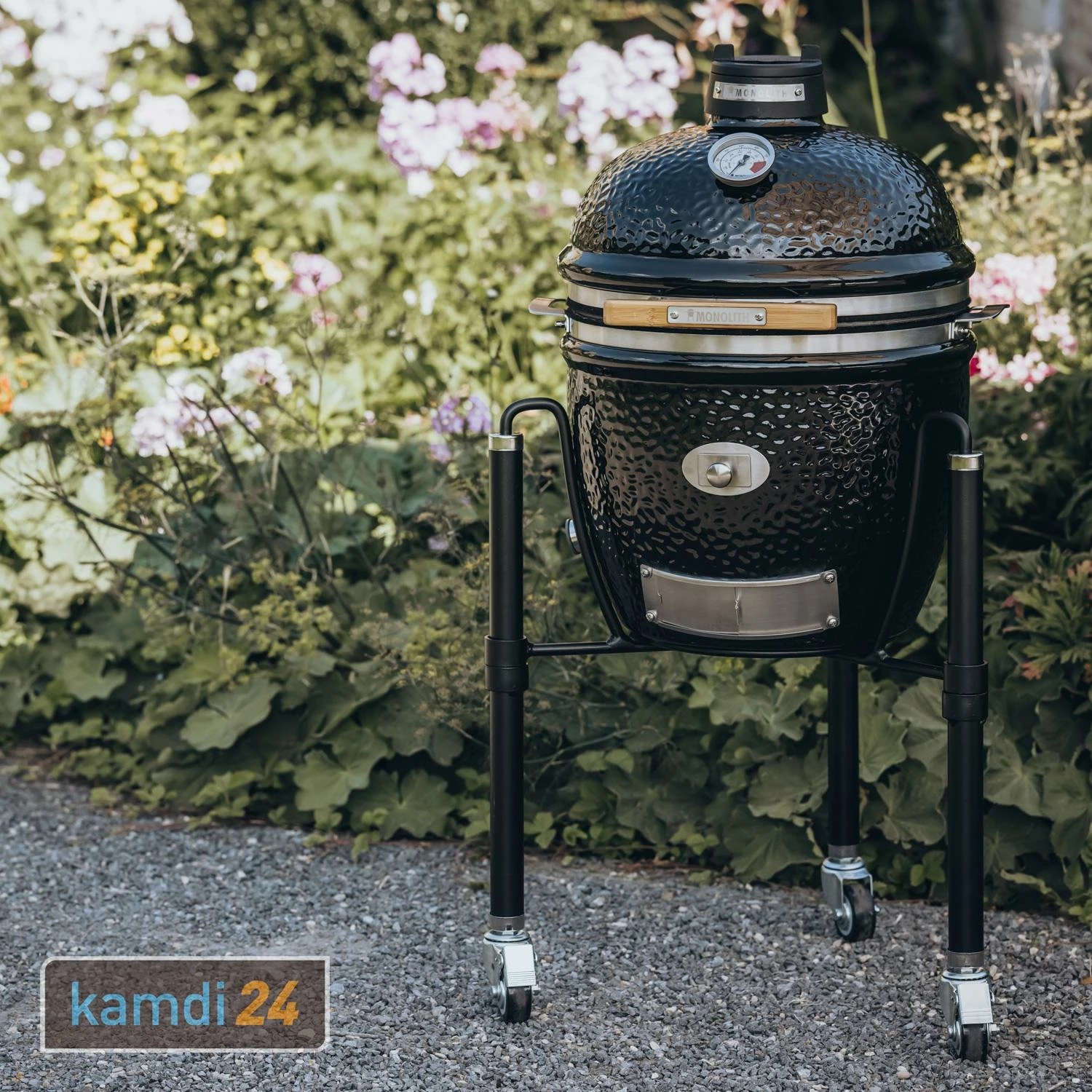 MONOLITH JUNIOR Keramikgrill PRO-Serie 2.0 Schwarz Mit Gestell 8 MONOLITH JUNIOR Keramikgrill PRO-Serie 2.0 Schwarz Mit Gestell – Bild 8