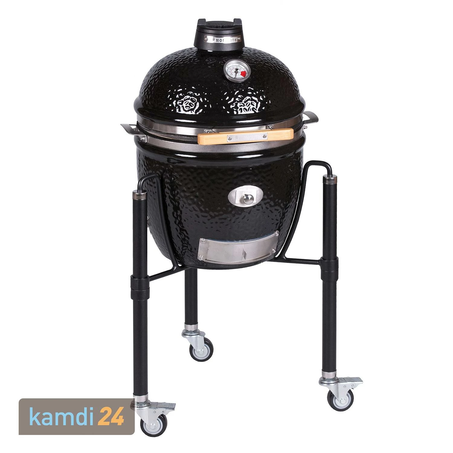 MONOLITH JUNIOR Keramikgrill PRO-Serie 2.0 Schwarz Mit Gestell 1 MONOLITH JUNIOR Keramikgrill PRO-Serie 2.0 Schwarz Mit Gestell