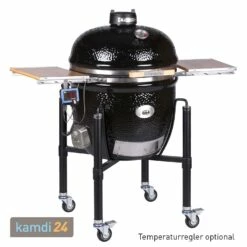 MONOLITH LeCHEF BBQ GURU Keramikgrill PRO-Serie 2.0 Schwarz Mit Gestell Und Seitentischen -Küchengrill Geschäft monolith lechef bbq guru keramikgrill pro serie 20 schwarz mit gestell und seitentischen m 2