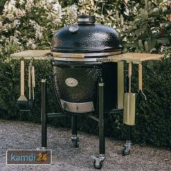 MONOLITH LeCHEF BBQ GURU Keramikgrill PRO-Serie 2.0 Schwarz Mit Gestell Und Seitentischen -Küchengrill Geschäft monolith lechef bbq guru keramikgrill pro serie 20 schwarz mit gestell und seitentischen m 6