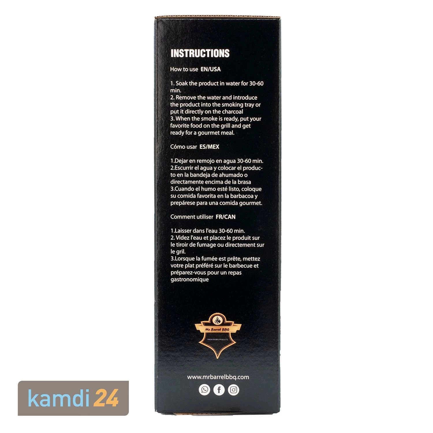 Mr. Barrel BBQ Chunks L Sweet White Wine, 1,35 Kg 3 Mr. Barrel BBQ Chunks L Sweet White Wine, 1,35 Kg – Bild 3