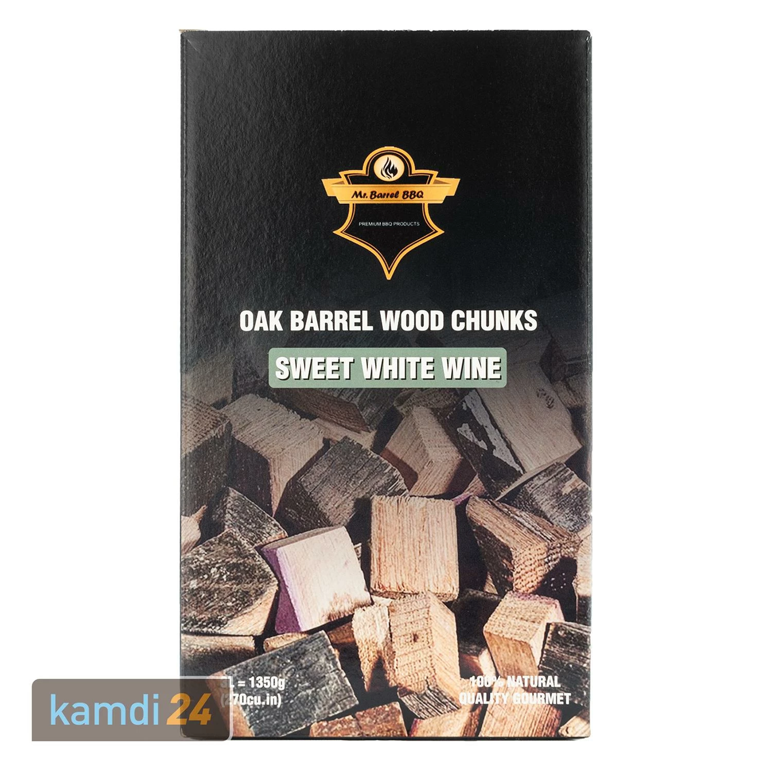 Mr. Barrel BBQ Chunks L Sweet White Wine, 1,35 Kg 1 Mr. Barrel BBQ Chunks L Sweet White Wine, 1,35 Kg