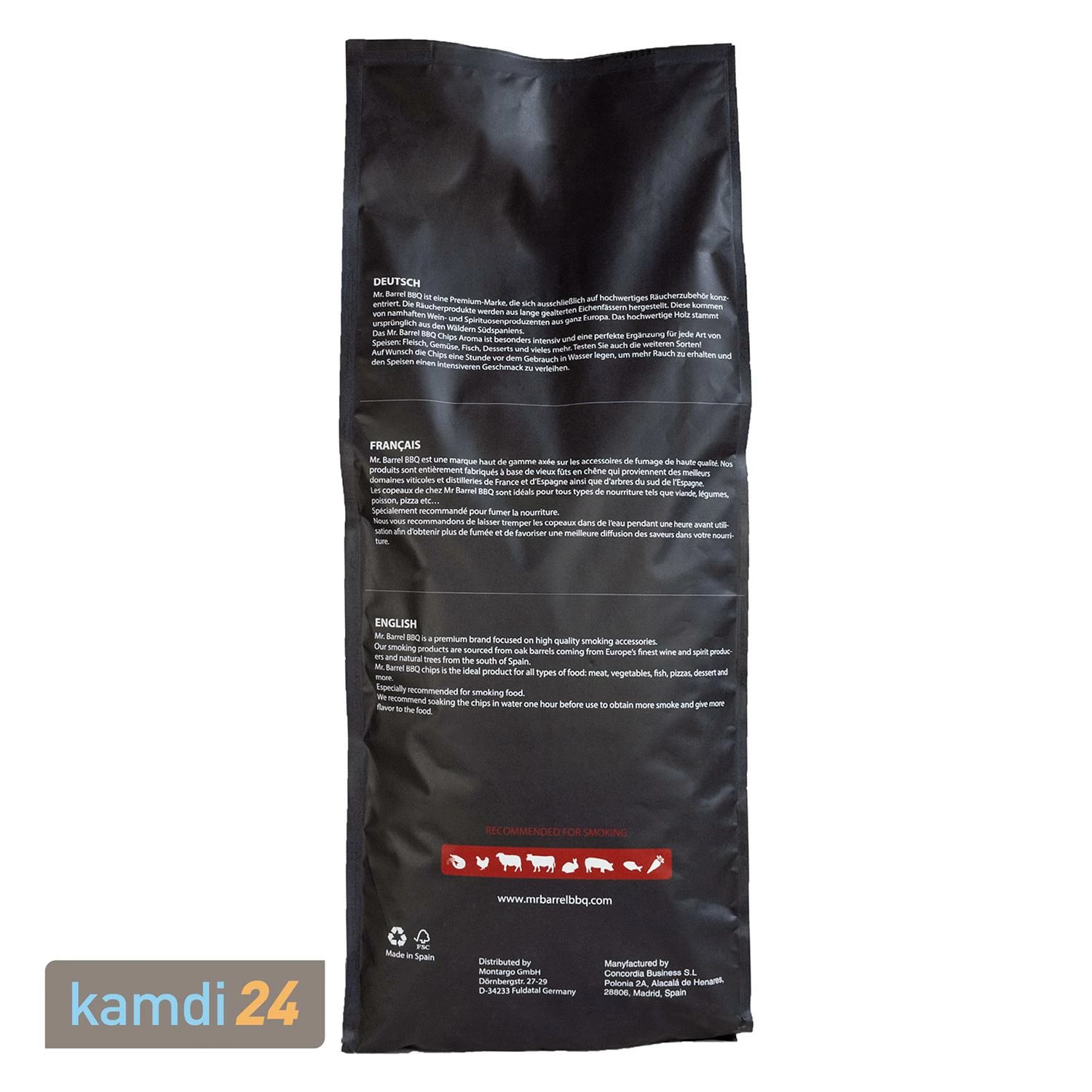 Mr. Barrel BBQ Smoking Chips XL Cognac, 2,7 Kg 2 Mr. Barrel BBQ Smoking Chips XL Cognac, 2,7 Kg – Bild 2