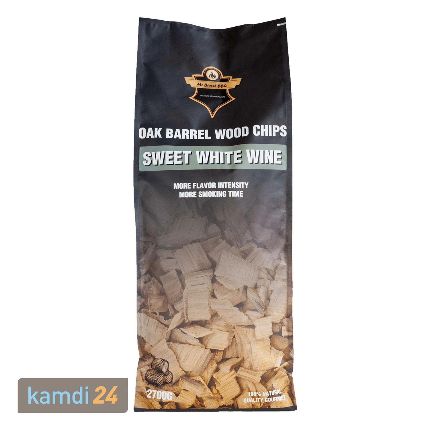 Mr. Barrel BBQ Smoking Chips XL Sweet White Wine, 2,7 Kg 1 Mr. Barrel BBQ Smoking Chips XL Sweet White Wine, 2,7 Kg