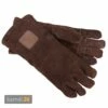 OFYR Grillhandschuhe Wildleder Braun