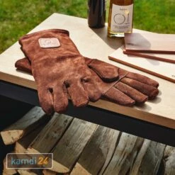 OFYR Grillhandschuhe Wildleder Braun -Küchengrill Geschäft ofyr grillhandschuhe wildleder braun 22302 m 1