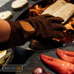 OFYR Grillhandschuhe Wildleder Braun -Küchengrill Geschäft ofyr grillhandschuhe wildleder braun 22302 m 2