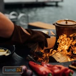 OFYR Grillhandschuhe Wildleder Braun -Küchengrill Geschäft ofyr grillhandschuhe wildleder braun 22302 m 6