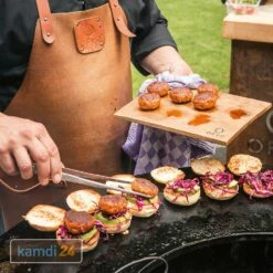 OFYR Grillschürze Leder Braun -Küchengrill Geschäft ofyr grillschuerze leder braun 22303 m 3