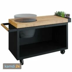 OFYR Sockel Black 135 PRO Teakholz Für Kamado BGE