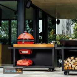 OFYR Sockel Black 135 PRO Teakholz Für Kamado KJ -Küchengrill Geschäft ofyr sockel black 135 pro teakholz fuer kamado kj 22511 m 1