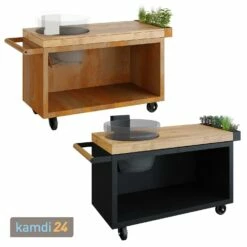 OFYR Sockel Black 135 PRO Teakholz Für Kamado KJ -Küchengrill Geschäft ofyr sockel black 135 pro teakholz fuer kamado kj 22511 m 10