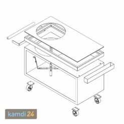 OFYR Sockel Corten 150 PRO+ Corten Ceramic Dark -Küchengrill Geschäft ofyr sockel corten 150 pro corten ceramic dark 25578 m 2