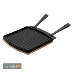 Ooni Doppelseitige Grillpfanne Aus Gusseisen Inkl. Untersetzer
