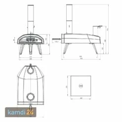 Ooni Fyra 12" Pizzaofen -Küchengrill Geschäft ooni fyra 12 pizzaofen 21868 m 11