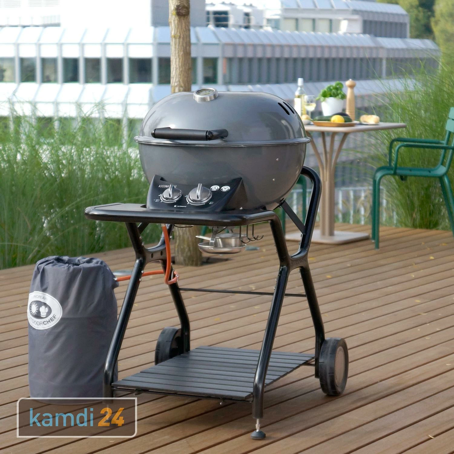 Outdoorchef Ascona 570 G Gas-Kugelgrill Dunkelgrau 12 Outdoorchef Ascona 570 G Gas-Kugelgrill Dunkelgrau – Bild 12