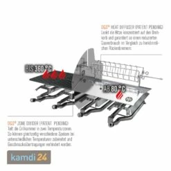 Outdoorchef Dualchef 325 G Gas-Grillstation -Küchengrill Geschäft outdoorchef dualchef 325 g gas grillstation 12376 m 9